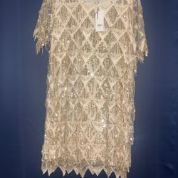 Sequin Mini Dress Size Large