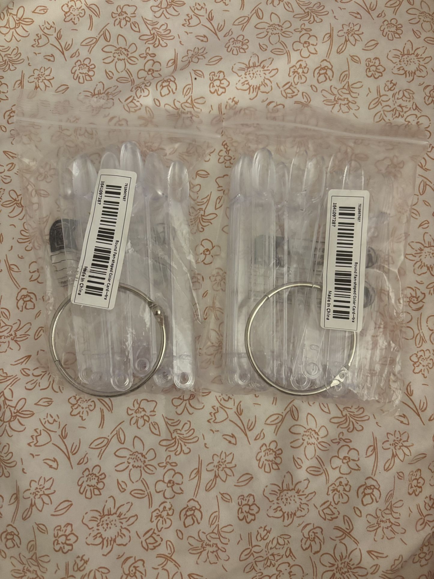 Clear Nail Sticks Nail Art Supplies Display Board, Nail Practice Sticks With Metal Split Ring Holder