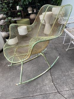 Mid Century Original Russell Woodard Sculptura Rocker Rare