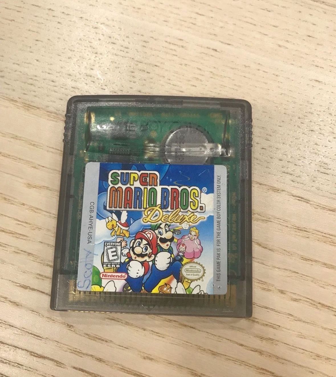 Super Mario Bros. Deluxe (Authentic) (Nintendo Game Boy Color, GBC, 1999)