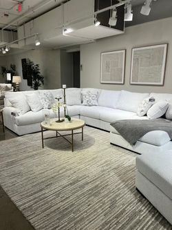 Large, Luxurious 3 Pc Sectional featuring Next-Gen Performance fabric upholstery