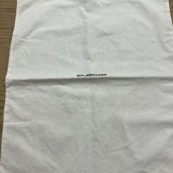 Authentic Balenciaga 14"X17" Cotton Drawstring Dust Bag Made in Italy