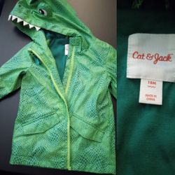 Cat & Jack Green Raincoat 