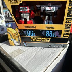 Transformers Studio Series IRONHIDE & PROWL Buzzworthy Bumblebee NEW IN HAND - Picture 1 of 6 Transformers Studio Series IRONHIDE & PROWL Buzzworthy B