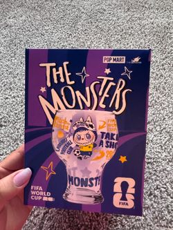 $10 – Pop Mart The Monsters x FIFA World Cup 2026 Glass Cup Blind Box