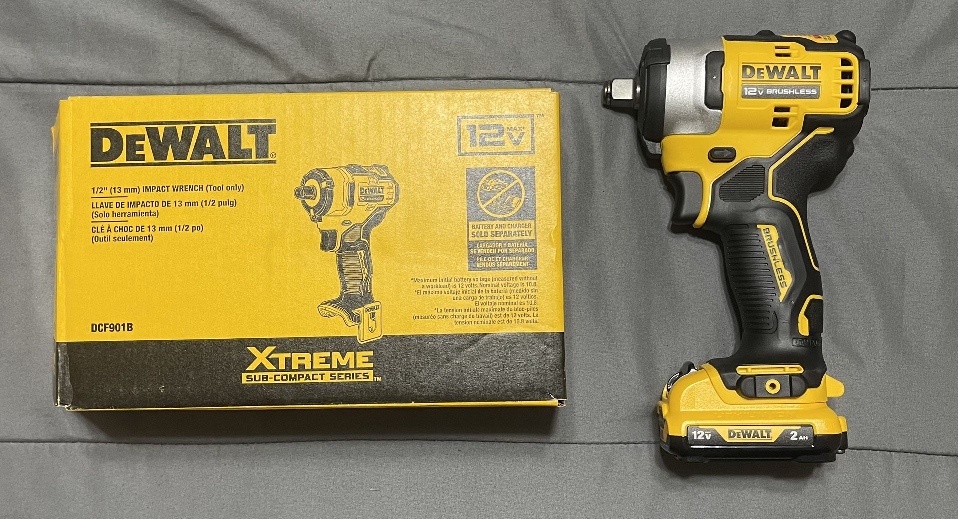 Dewalt XTREME 12V 1/2-in Impact Wrench