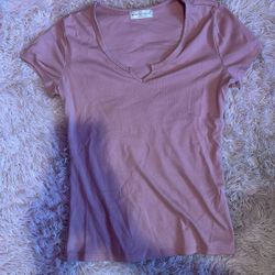 Cute Pink Short Sleeve Shirt 