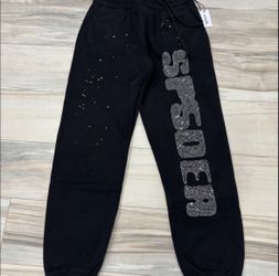 Rhinestone spider pant