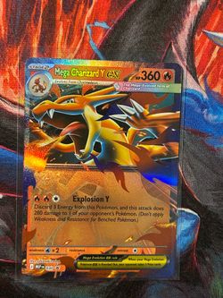 Pokémon Mega Charizard Y Ex Promo Mega Evolution Phantasmal Flames