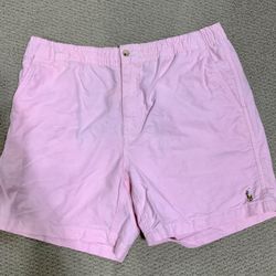 Pink Polo shorts