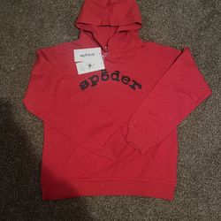 Sp5der Red Vvs Hoodie 