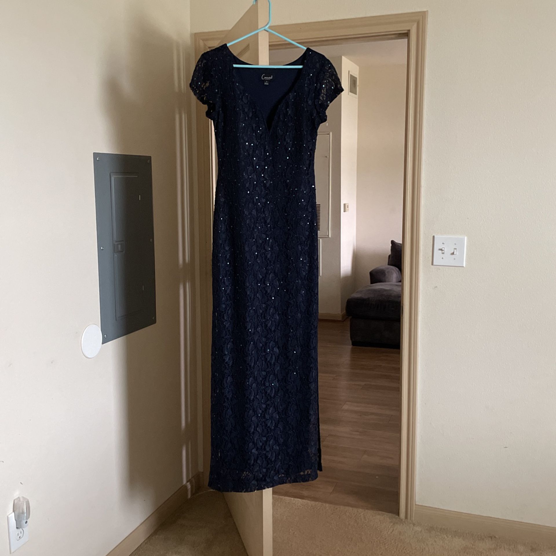 Elegant Dark Blue Dress (brand new)