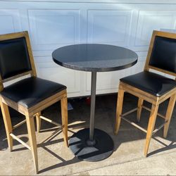 Barstool table and chairs $150 obo