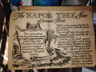 The Kapok Tree old advertisement