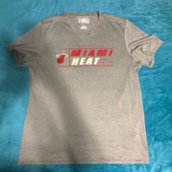NBA Miami Heat Gray Graphic T-Shirt