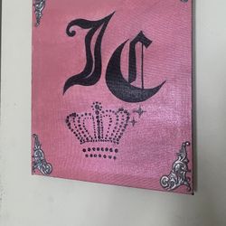 Juicy Couture Handpainted Decor 