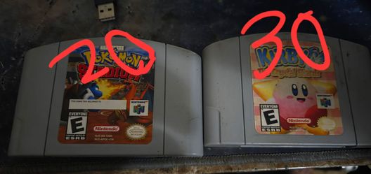 N64 both for 50 Kirby Pokémon