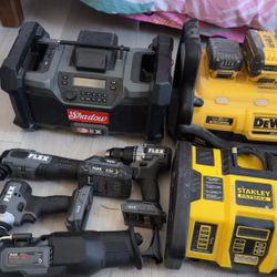 Flex Tools Cordless Bluetooth  Job Radio 