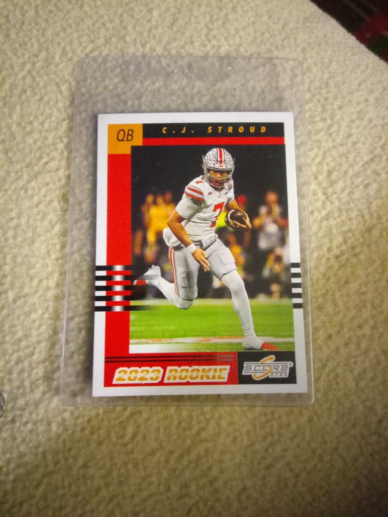 CJ Stroud #2 2023 Rookie Score Card