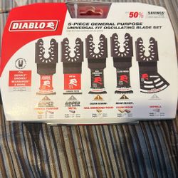 Diablo 5 Piece Oscillating Blade Set
