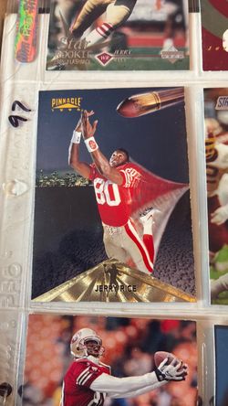 1996 pinnacle Jerry Rice #25