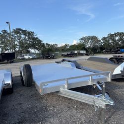 Sport Haven 7 × 20 Aluminum Car Hauler 10k Trailer