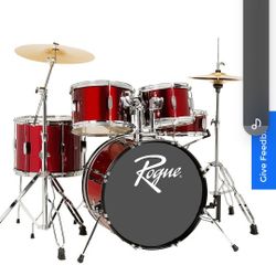 Like-new Rogue 5 Piece Drum Kit