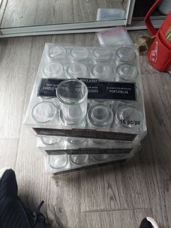 Glass Candle Holders