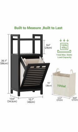New Bamboo Laundry hamper