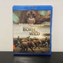IMAX Born To Be Wild Blu-Ray Documentary Movie Nature Borneo Morgan Freeman 2012