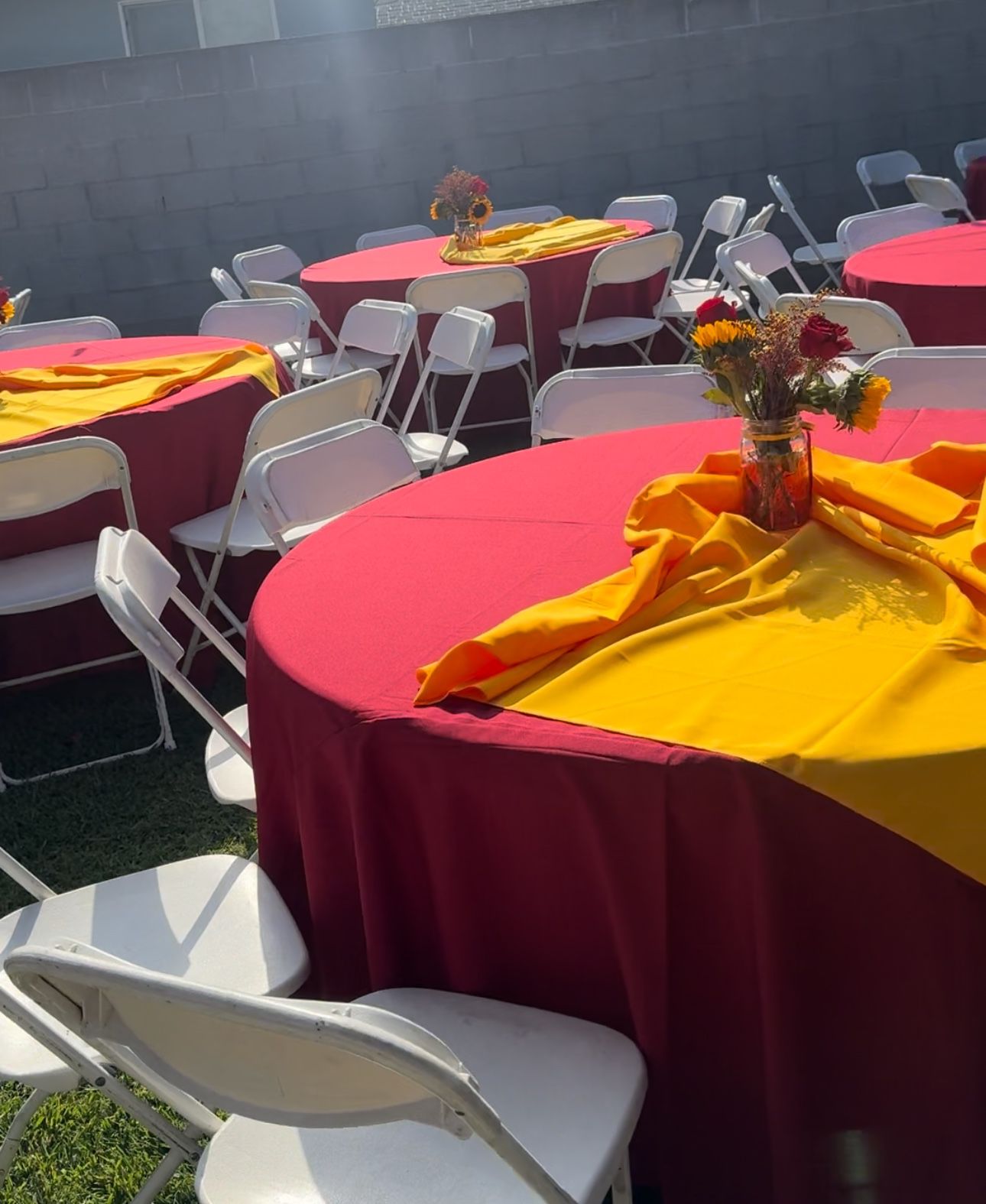 Cardinal red  Table Covers 