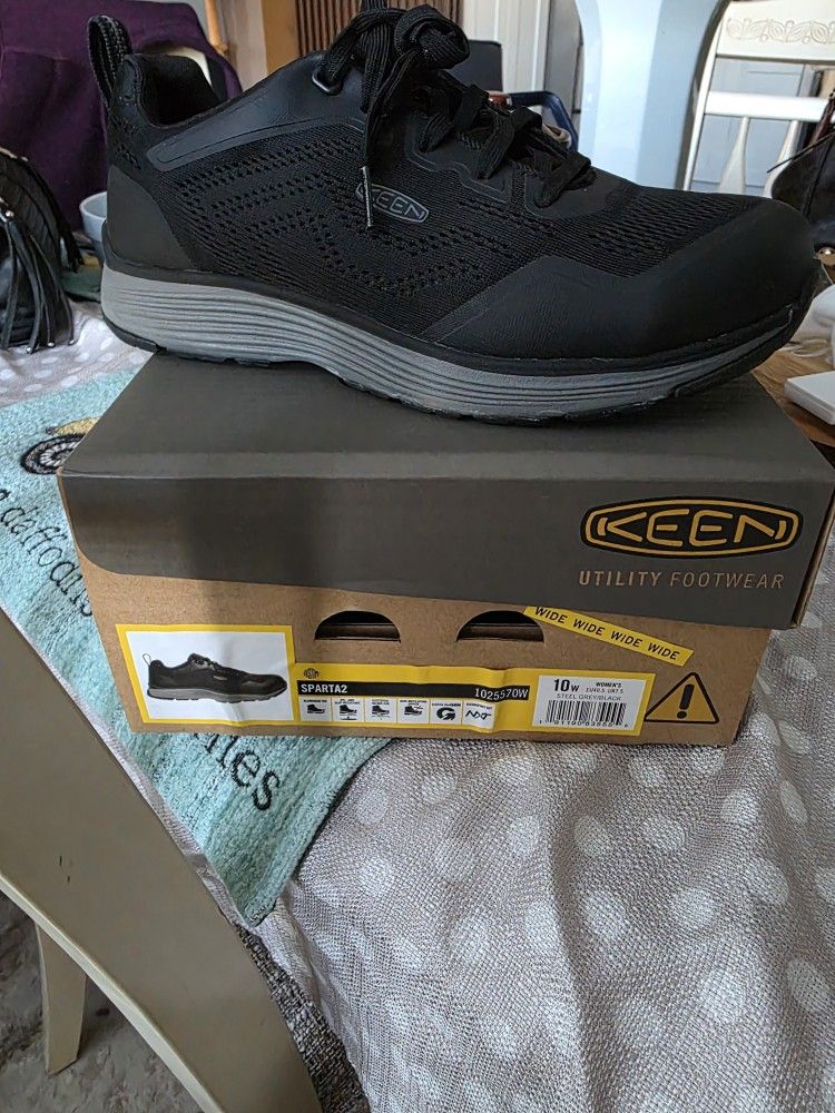 Like New Womens Keen Steel Toe Work Shoes