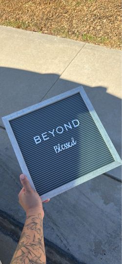 Changeable Letter Frame