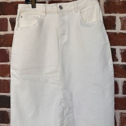 Gibson Latimer white denim Skirt