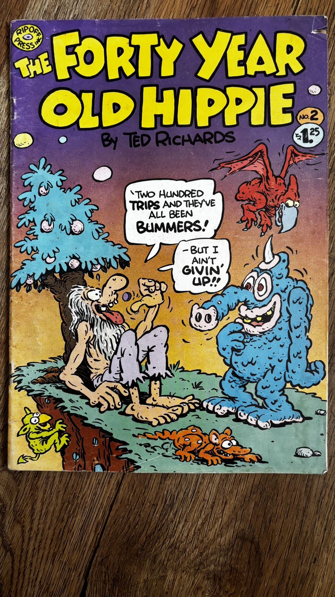 The Fourty Year Old Hippy No2 Comic