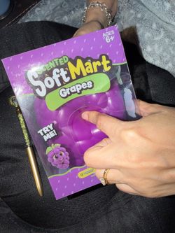 Jumbo Scented Soft Mart Grape Scented Squishy Squeeze Toy, Purple