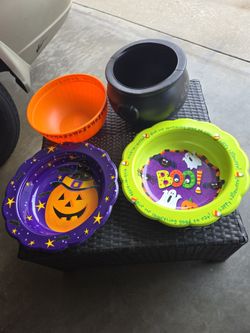 4 Halloween candy holders