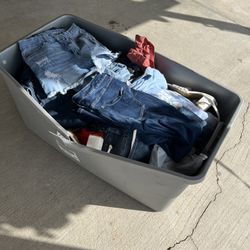 Bin Of Random Clothes