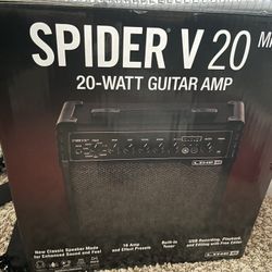 Used Twice Yamaha Guitar And 20 Watt Amp 