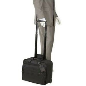 Tumi Alpha Expandable Laptop Rolling Bag Briefcase