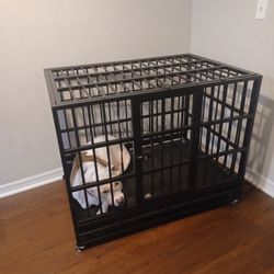 Heavy Duty Dog Cage 48/43/38