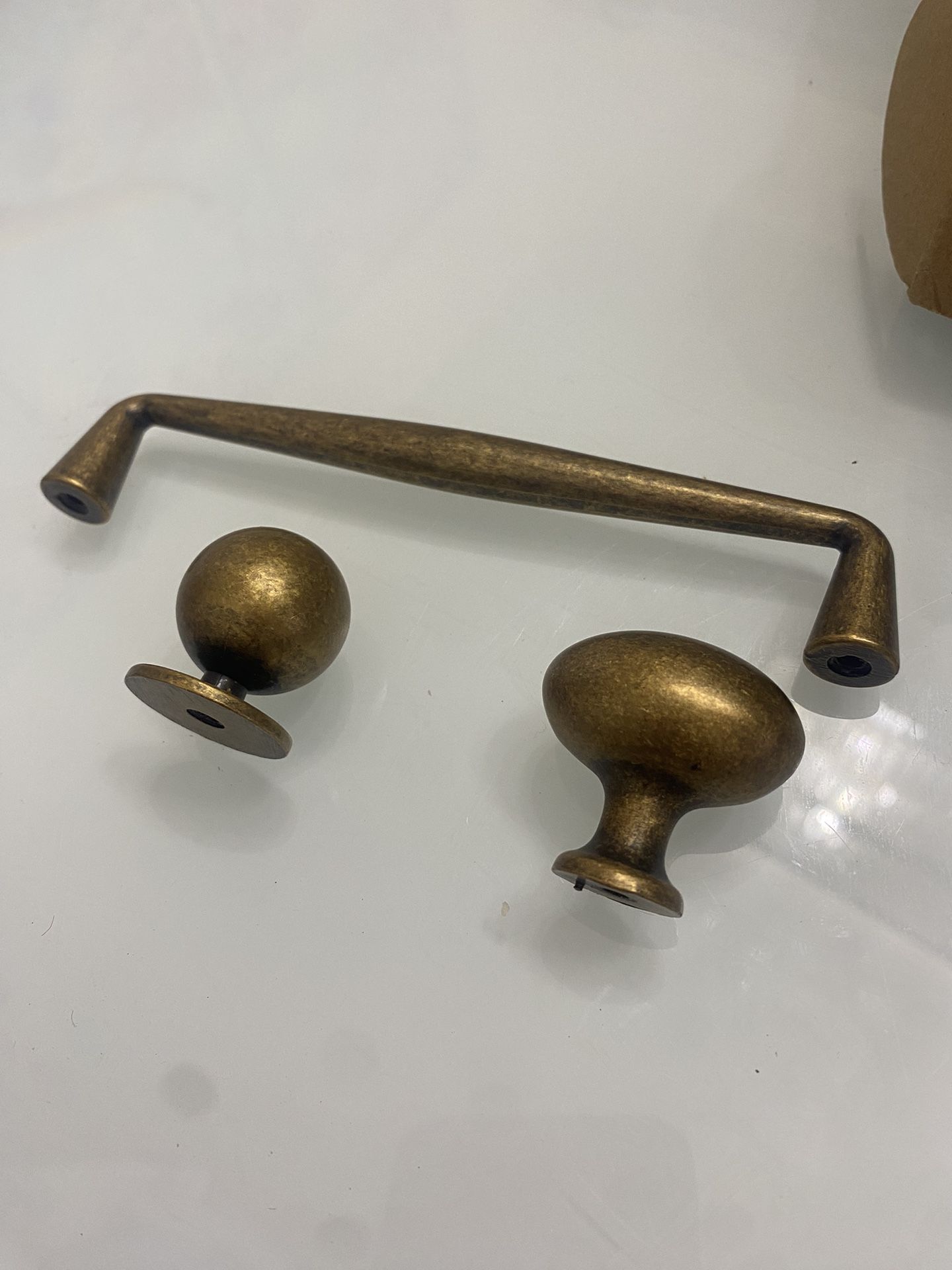 Vintage Brass Tome Alloy Cabinet Handles Antique