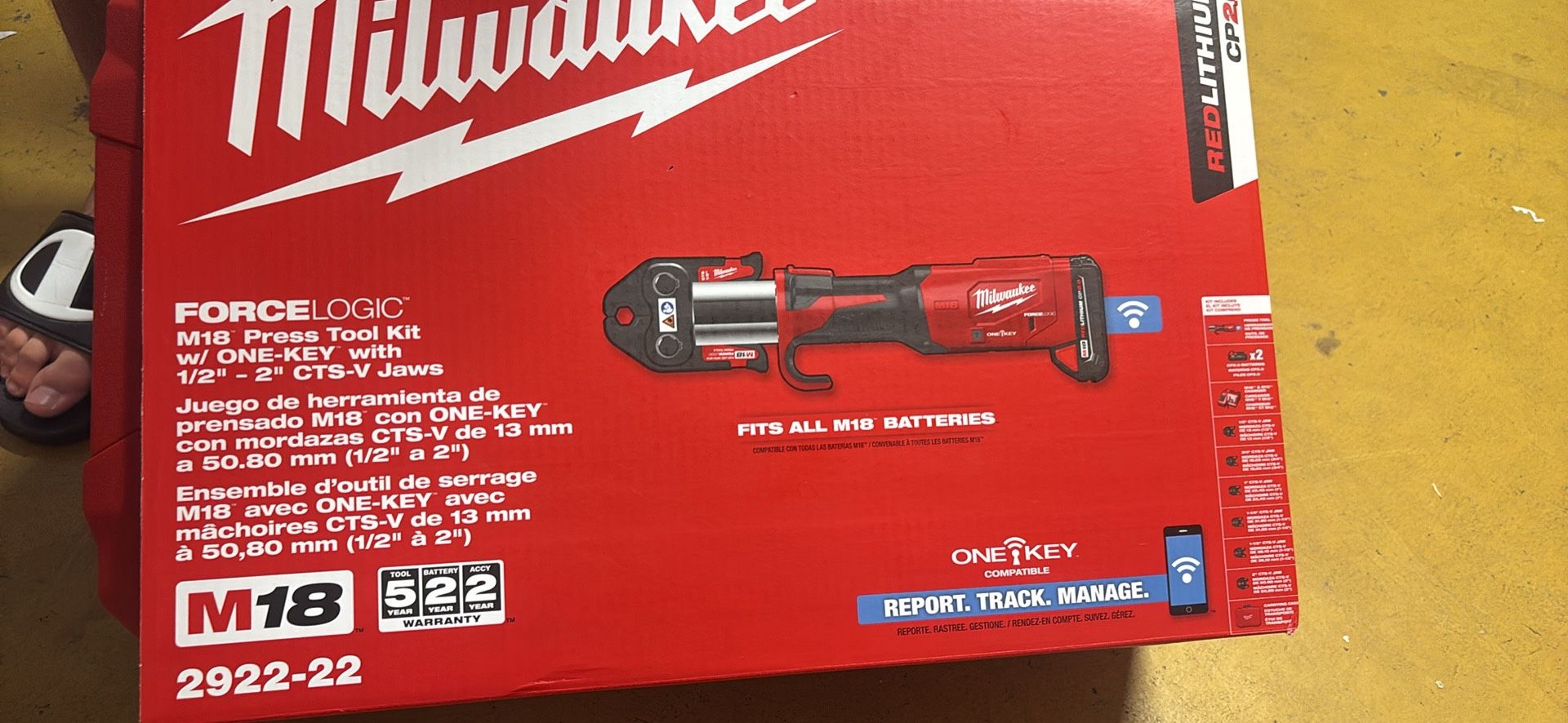 2922-22 M18 Press Tool Kit