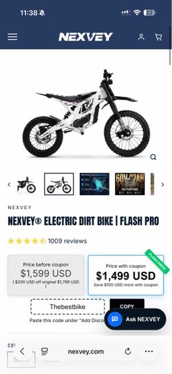 Nexvey Flash Pro Ebike