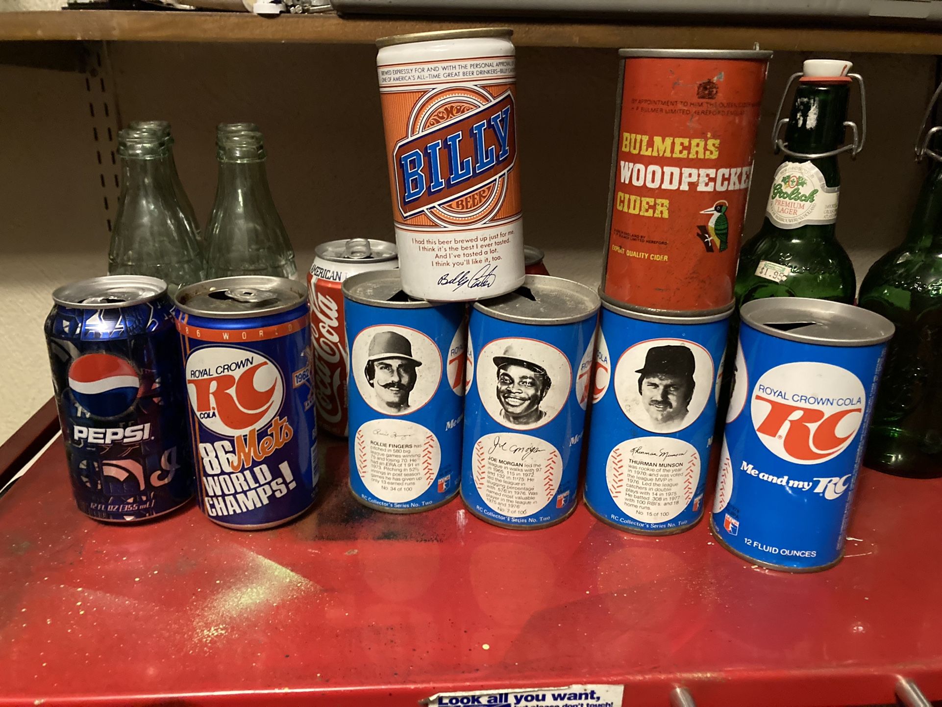 Vintage Cans Cola Soda Pop