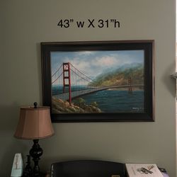 Framed Art - San Francisco Bay Bridge 