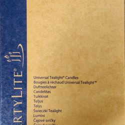 Partylite Tea Light Candle Set Of 12 Spiced Cognac V04735