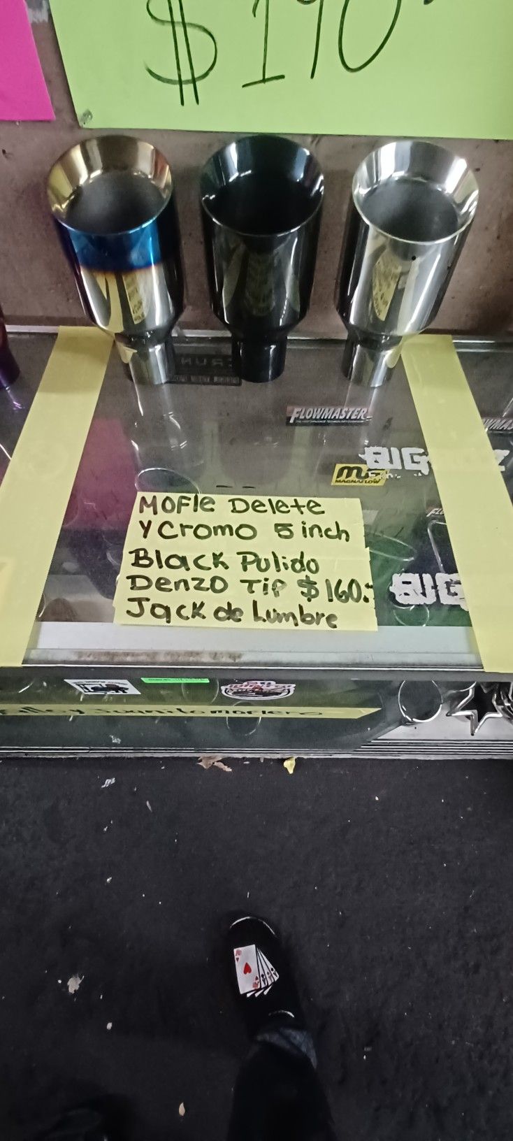 ESPECIAL MOFLE DELETE Y PUNTAS 5INCH