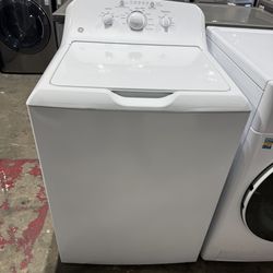 GE white top load washer