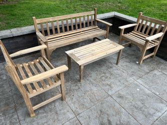 4 Piece Grade A Outdoor Conversation set by Smith & Hawken